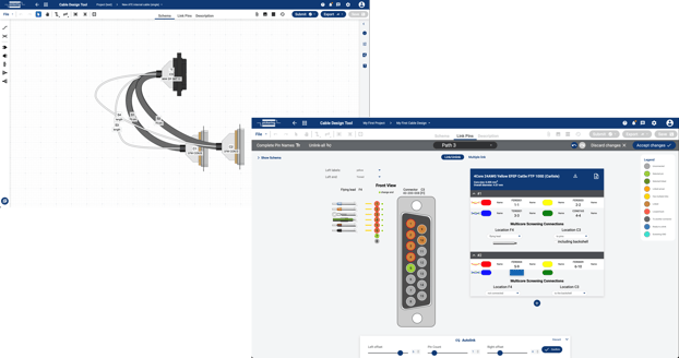 Pickering Cable Design Tool User Interface 