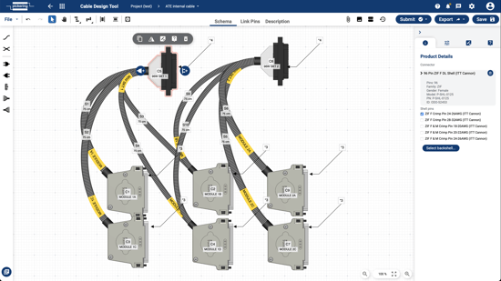 Cable Design Tool User Interface Designing a Cable