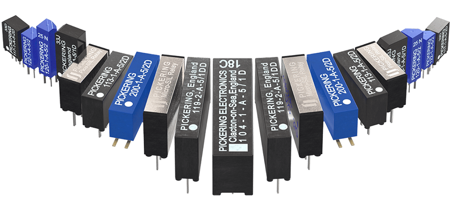 Relays used in Automated Test Systems from Pickering Electronics