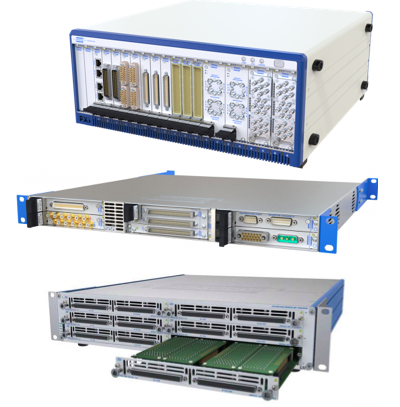 LXI/PXI Modular Chassis for LVDT simulators