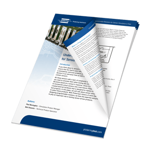 Understanding Programmable Resistors for Sensor Simulation in Test white paper